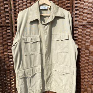 Orvis Tan Fishing Jacket, Size L